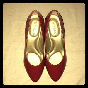 Kelly & Katie red pumps